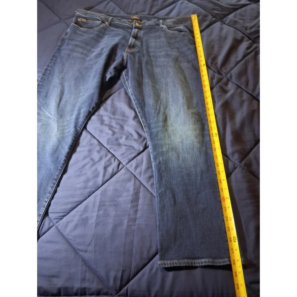 Polo Ralph Lauren Hampton Relaxed Straight Jeans Mens 42x30 Blue Denim